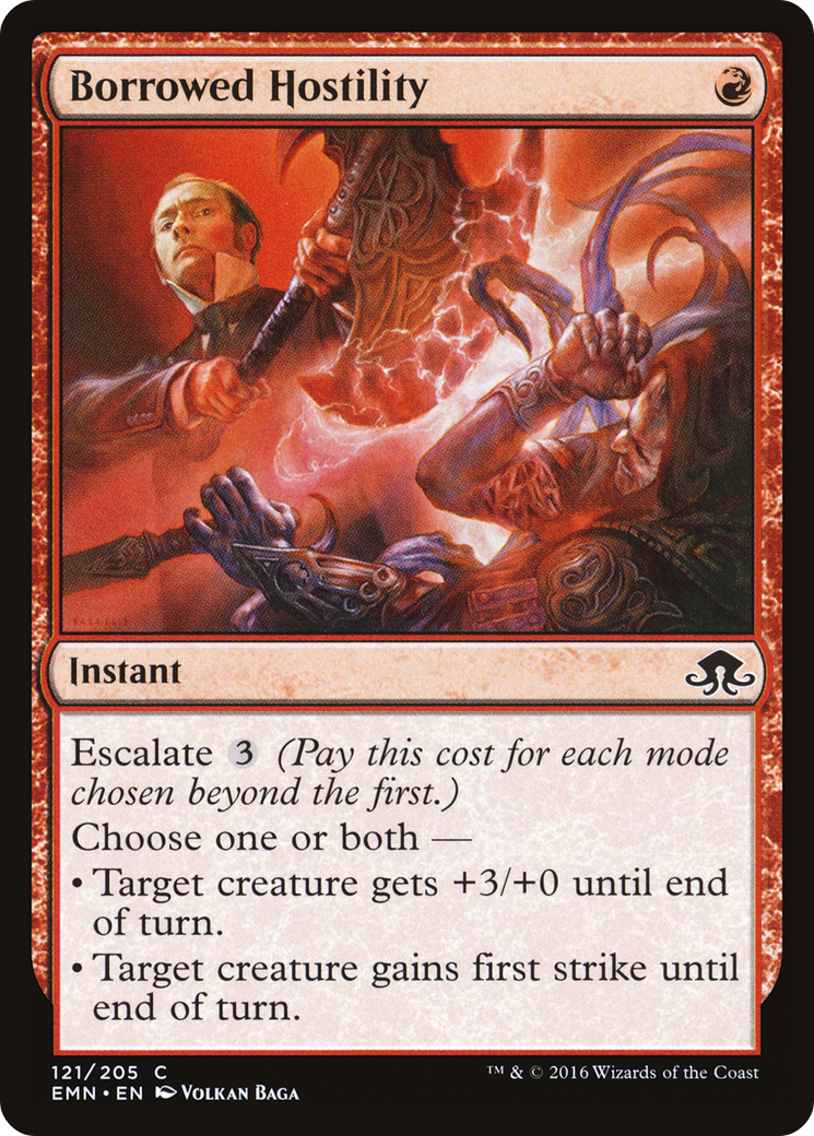 Borrowed Hostility (121) Foil - Eldritch Moon
