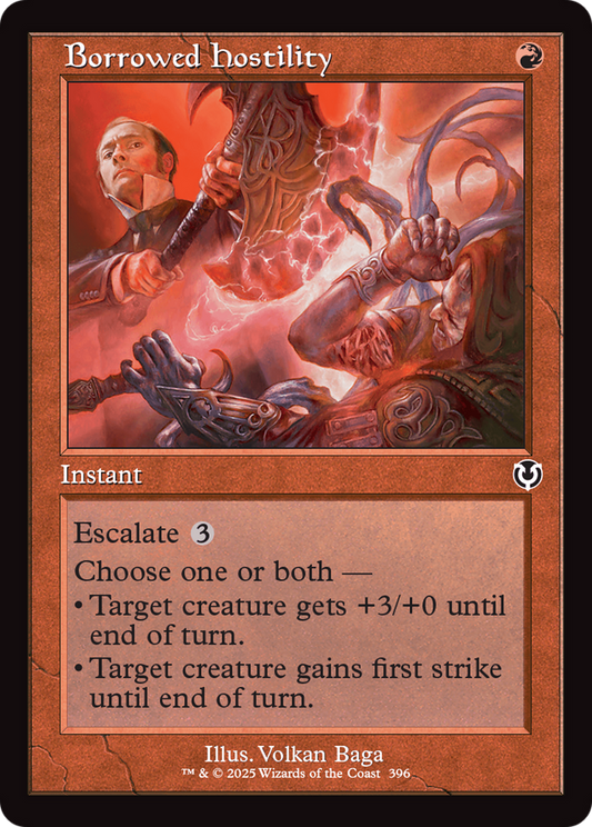 Borrowed Hostility (Retro) (396) Foil - Innistrad Remastered