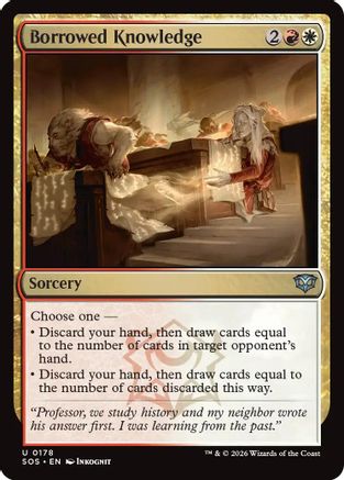 Borrowed Knowledge (178) Foil - Secrets of Strixhaven