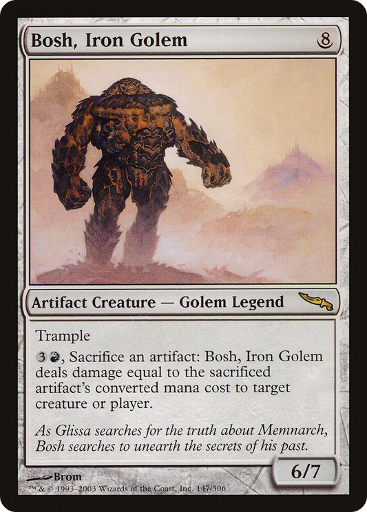 Bosh, Iron Golem (147) Foil - Mirrodin