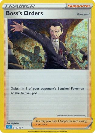 Boss's Orders (CLB) (19) Holofoil - Trading Card Game Classic