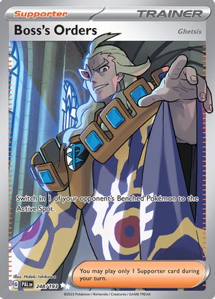 Boss's Orders (Full Art) (248) Holofoil - Paldea Evolved