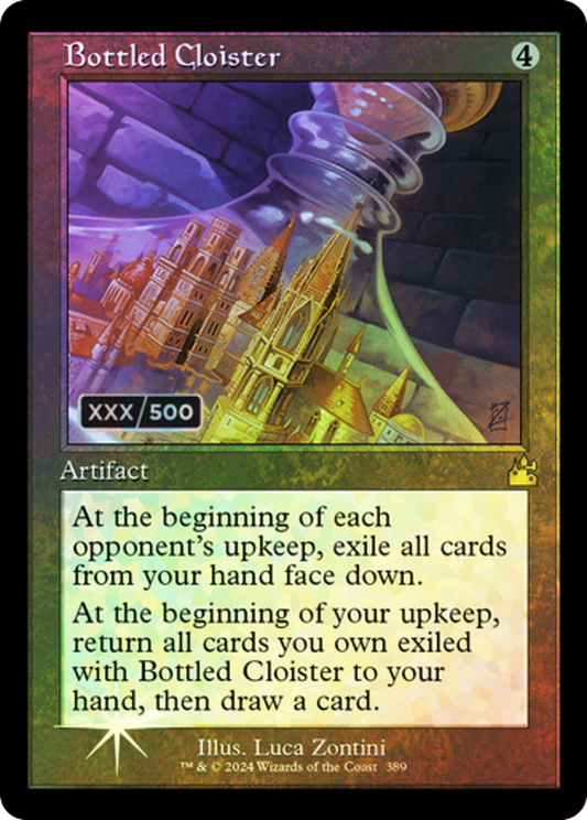 Bottled Cloister (Retro) (Serial Numbered) (389) Foil - Ravnica Remastered
