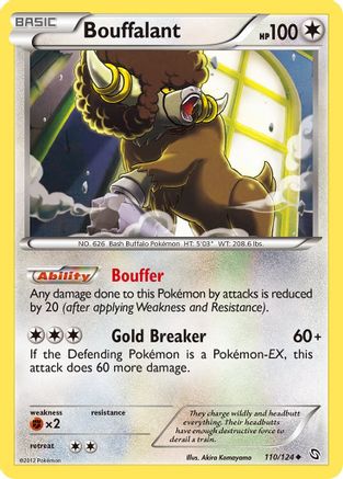 Bouffalant (110) Reverse Holofoil - Dragons Exalted