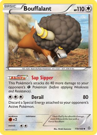 Bouffalant (119) Reverse Holofoil - Primal Clash