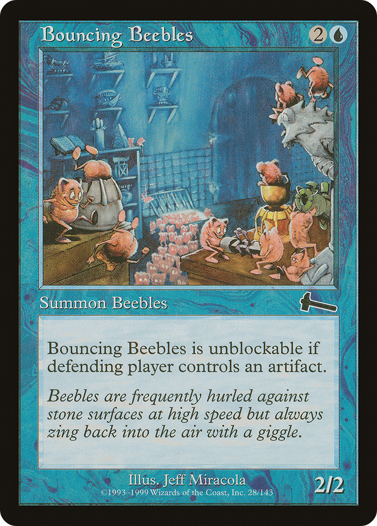 Bouncing Beebles (028) Foil - Urza's Legacy