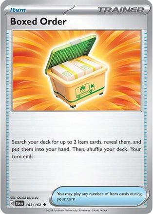 Boxed Order (143) Reverse Holofoil - Temporal Forces