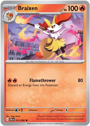 Braixen (12) - Chaos Rising
