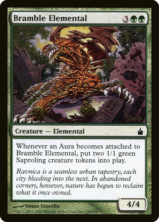 Bramble Elemental (154) Foil - Ravnica: City of Guilds