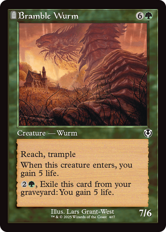 Bramble Wurm (Retro) (407) - Innistrad Remastered