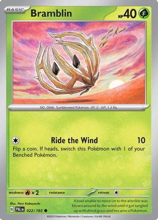Bramblin (22) Reverse Holofoil - Paldea Evolved