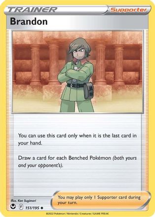 Brandon (151) Reverse Holofoil - Silver Tempest