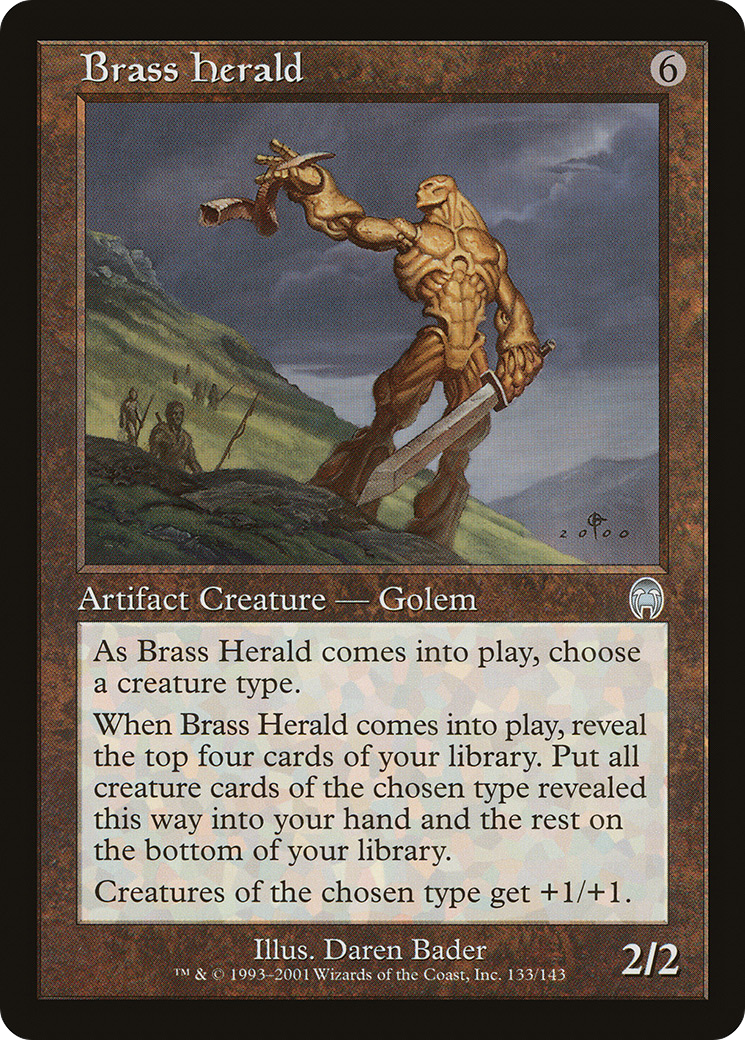 Brass Herald (133) Foil - Apocalypse