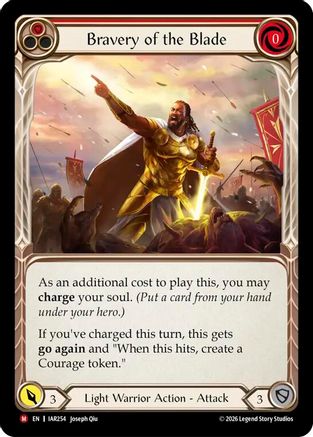 Bravery of the Blade (IAR254) Rainbow Foil - Usurp the Shadow Throne