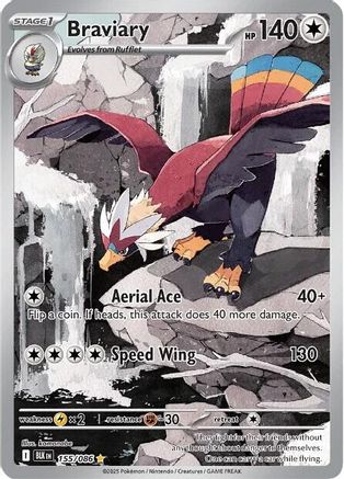 Braviary (155) Holofoil - Black Bolt