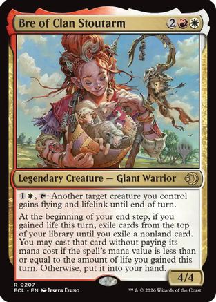 Bre of Clan Stoutarm (Promo Pack) (207) Foil - Lorwyn Eclipsed