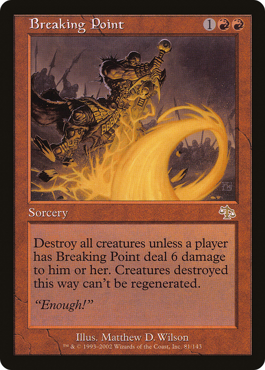 Breaking Point (081) Foil - Judgment
