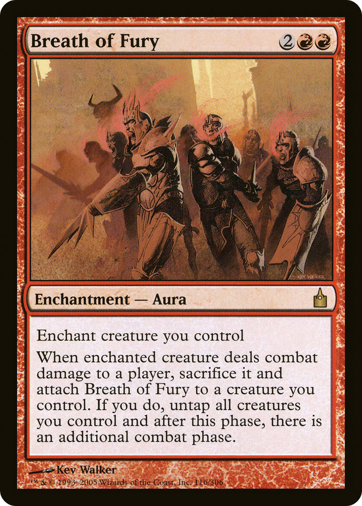 Breath of Fury (116) Foil - Ravnica: City of Guilds