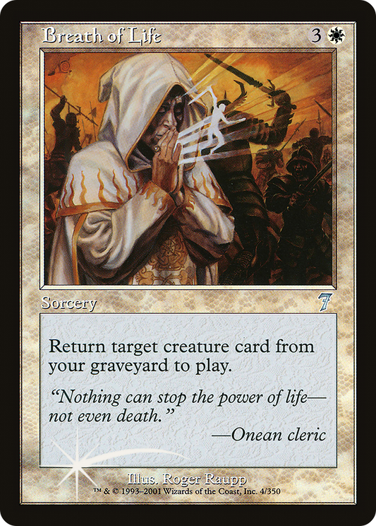 Breath of Life (004) Foil - Seventh Edition