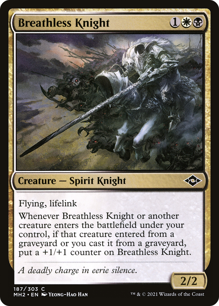 Breathless Knight (187) - Modern Horizons 2 Foil