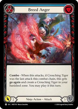 Breed Anger (Blue) (MST178) - Part the Mistveil