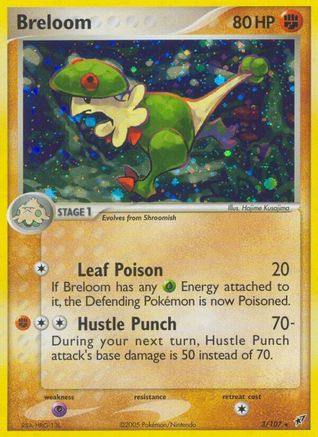 Breloom (3) Reverse Holofoil - Deoxys