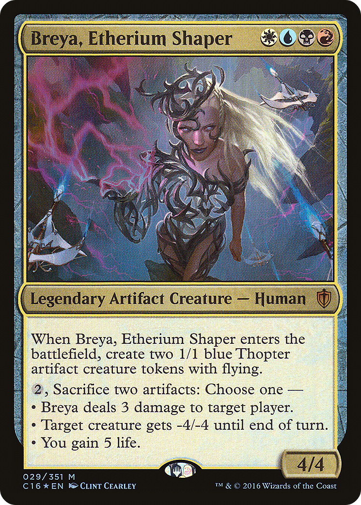 Breya, Etherium Shaper (029) Foil - Commander 2016
