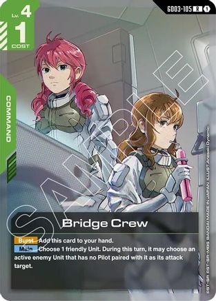 Bridge Crew (GD03-105) Holofoil - Steel Requiem