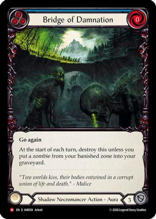 Bridge of Damnation (Blue) (IAR058) Rainbow Foil - Usurp the Shadow Throne