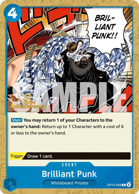 Brilliant Punk (OP13-059) 3rd Anniversary Tournament Cards