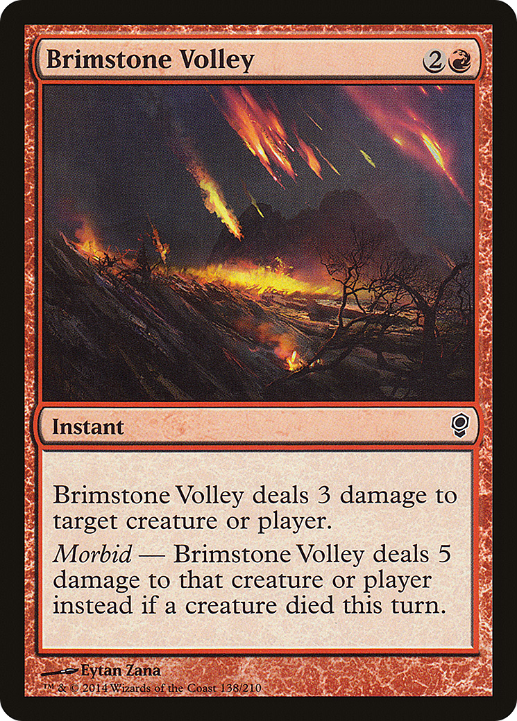 Brimstone Volley (138) Foil - Conspiracy