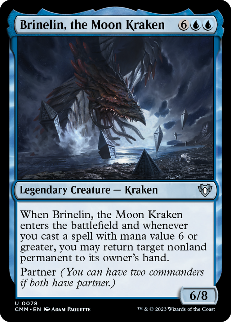 Brinelin, the Moon Kraken (078) Foil - Commander Masters