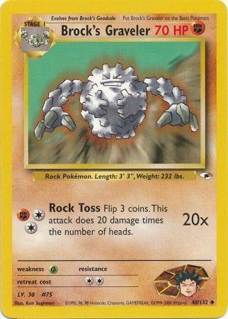 Brock's Graveler (40) (Unlimited) - Gym Heroes