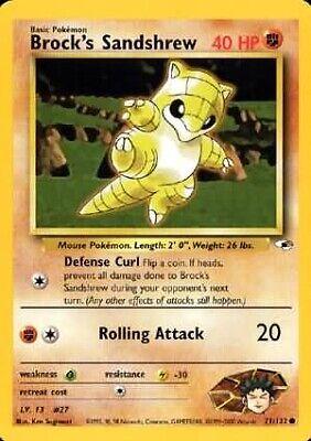 Brock's Sandshrew (71) (Unlimited) - Gym Heroes