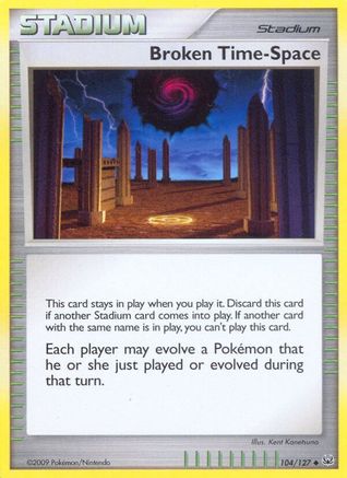 Broken Time-Space (104) Reverse Holofoil - Platinum