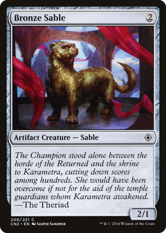 Bronze Sable (208) Foil - Conspiracy: Take the Crown