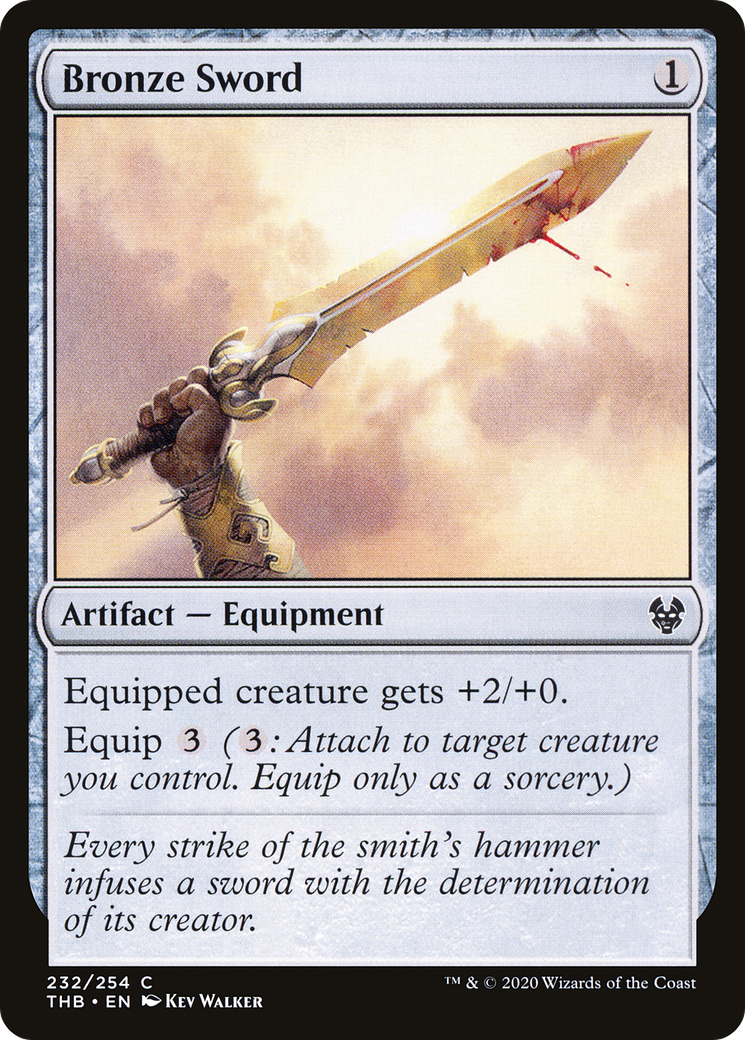 Bronze Sword (232) - Theros Beyond Death Foil