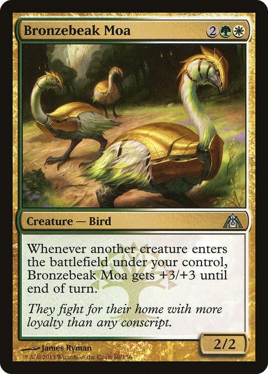 Bronzebeak Moa (060) Foil - Dragon's Maze