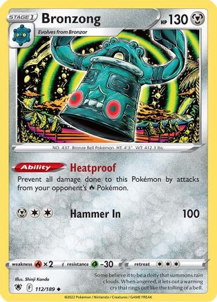 Bronzong (112) Reverse Holofoil - Astral Radiance