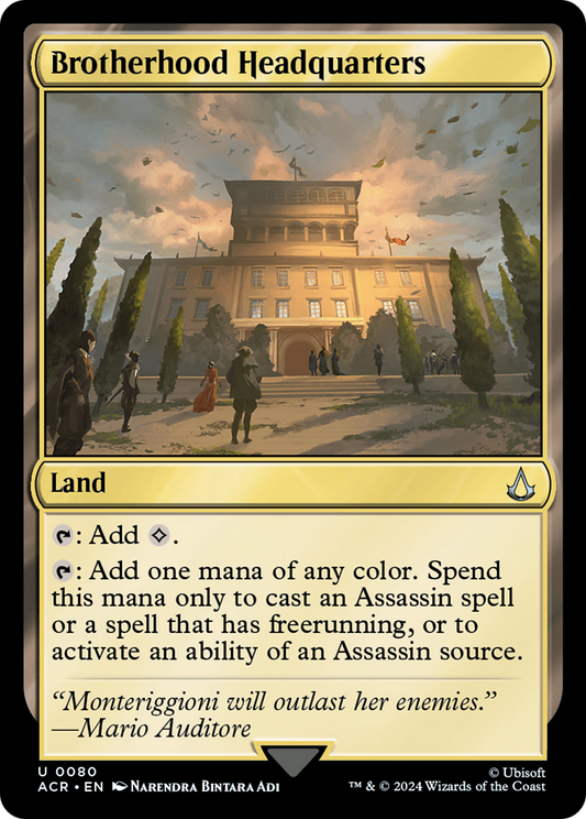 Brotherhood Headquarters (080) Foil - Assassin's Creed