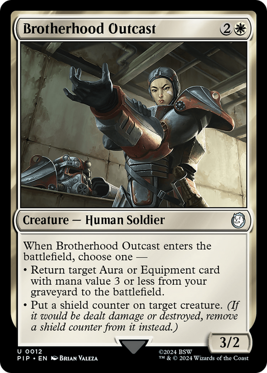 Brotherhood Outcast (012) Foil - Fallout