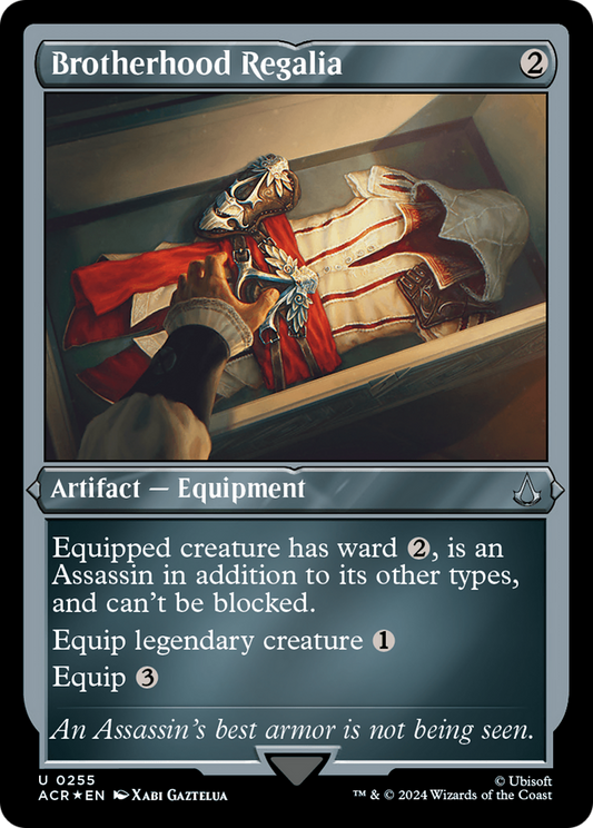 Brotherhood Regalia (255) Etched Foil - Assassin's Creed