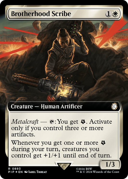 Brotherhood Scribe (Extended Art) (893) Surge Foil - Fallout