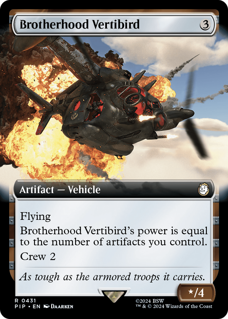 Brotherhood Vertibird (Extended Art) (431) - Fallout