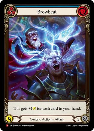 Browbeat (Extended Art) (OMN213) Cold Foil - Omens of the Third Age