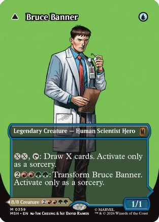 Bruce Banner // The Incredible Hulk (Borderless Logo) (359) - Marvel Super Heroes