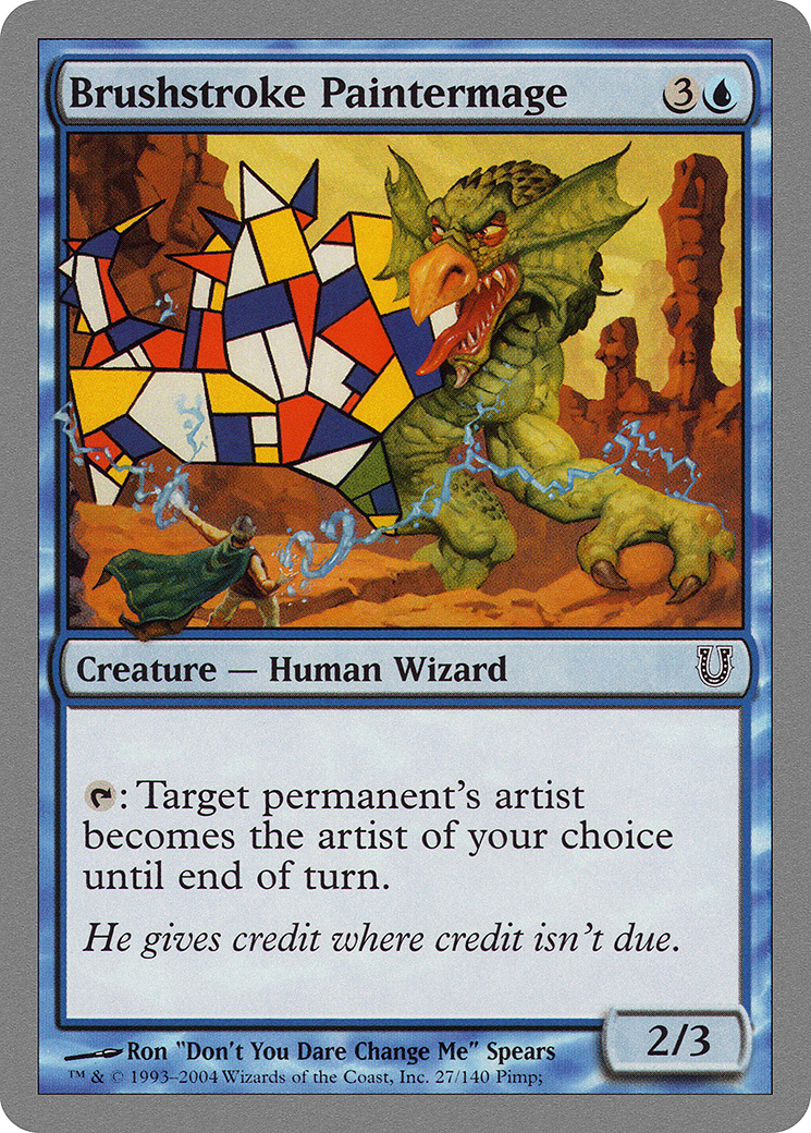 Brushstroke Paintermage (027) Foil - Unhinged