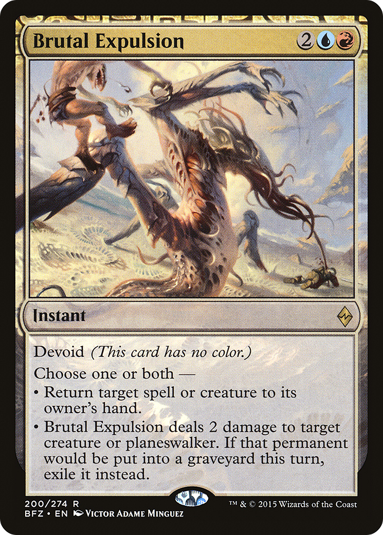 Brutal Expulsion (200) Foil - Battle for Zendikar