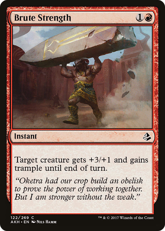 Brute Strength (122) Foil - Amonkhet