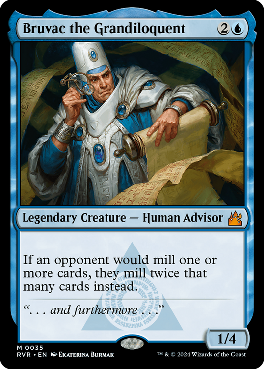 Bruvac the Grandiloquent (035) Foil - Ravnica Remastered